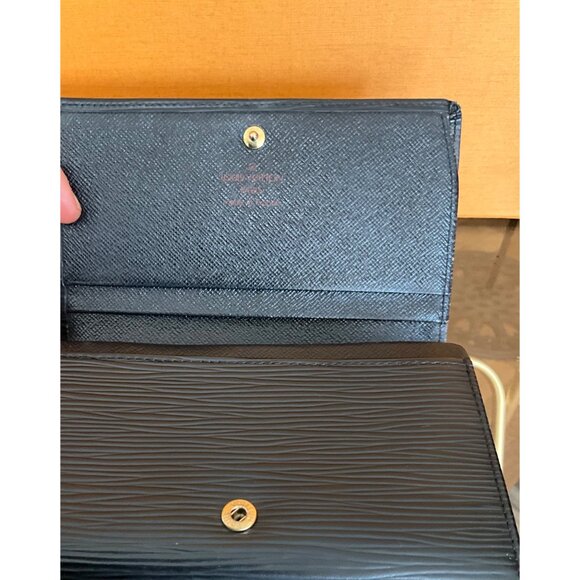 Louis Vuitton Black Epi Leather Wallet Fabulous & Fancy For The Elite - Picture 6 of 11